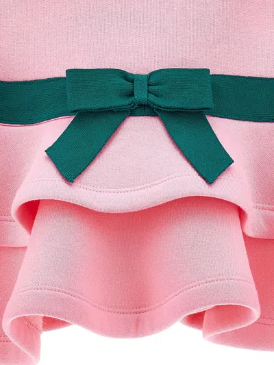 Monnalisa Frill-detail Tracksuit In Pink