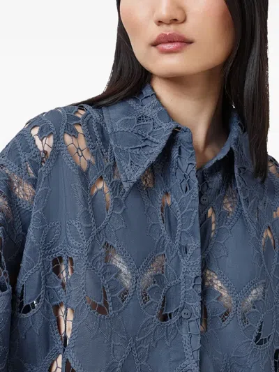 Allsaints Charli Relaxed Fit Embroidered Shirt
