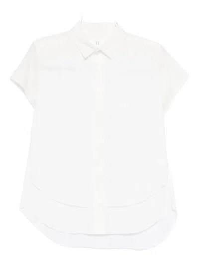 Y's Layered Shirt In White