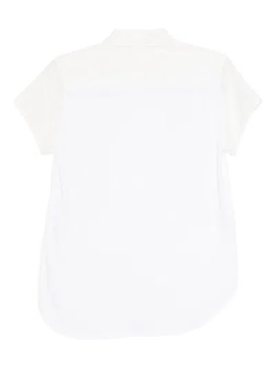 Y's Layered Shirt In White