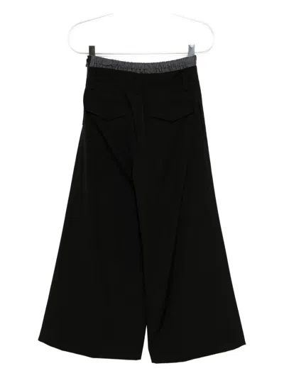 Yohji Yamamoto Wool Pants In Black