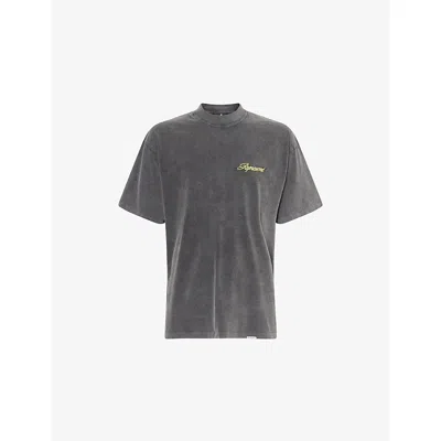 Represent Script Logo T-shirt In Gray