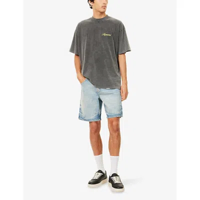 Represent Script Logo T-shirt In Gray