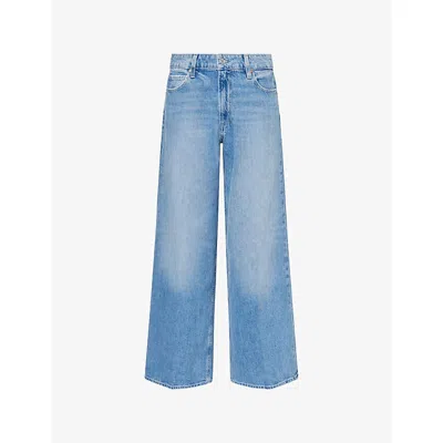 Paige Womens Anessa Wide-leg Stretch-denim Jeans Ferrera