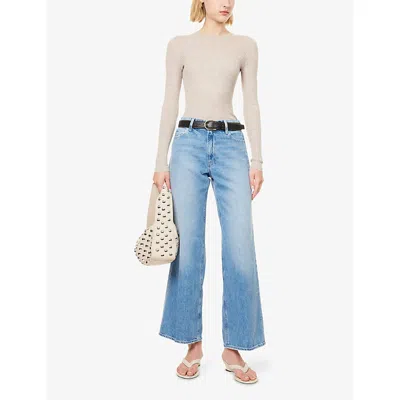 Paige Womens Anessa Wide-leg Stretch-denim Jeans Ferrera