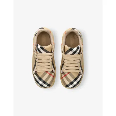 Burberry Cotton Check Sneakers