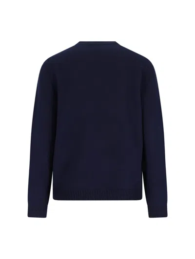 Apc A.p.c. 'edward' Sweater With Logo Inlay