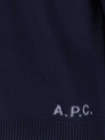 Apc A.p.c. 'edward' Sweater With Logo Inlay
