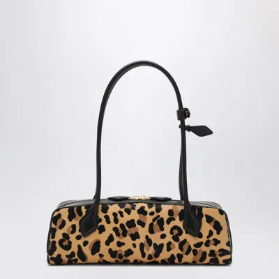 Alaïa Alaia Le Teckel Medium Bag In Leopard-print Pony Hair Women