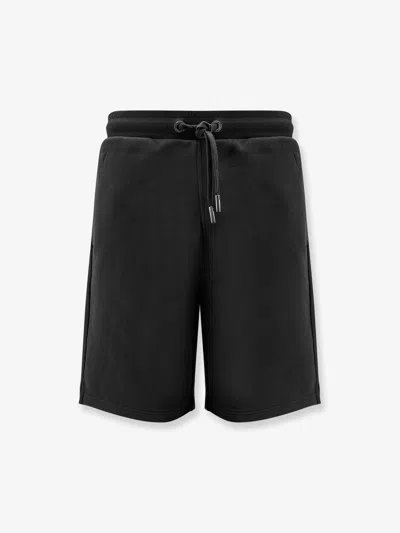Ami Alexandre Mattiussi Ami Paris Ami De Coeur Logo Embossed Drawstring Shorts In Black