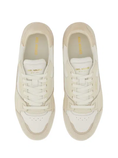 Axel Arigato Beige Leather Recycled Sneakers In Neutral