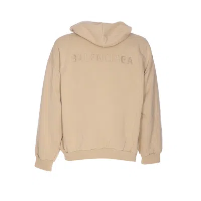 Balenciaga Oversized Hoodie In Neutral