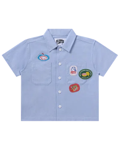 Billionaire Boys Club Kids Orchard Shirt In Blue