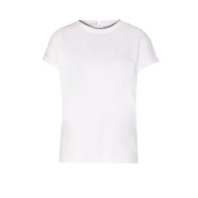 Brunello Cucinelli Women T-shirt With Precious Faux Layering