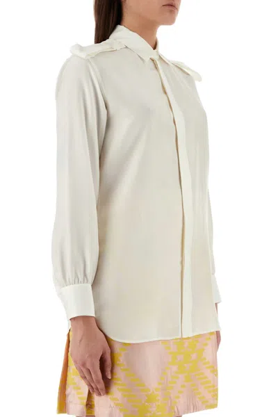 Burberry Shirts In Neutral
