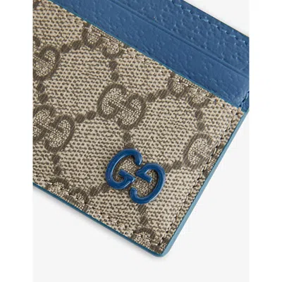 Gucci Mens Be Ebo./int.dus/in.d Gg Supreme Canvas Card Holder