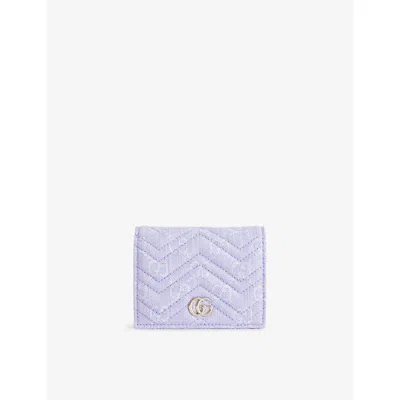 Gucci Gg Marmont Denim Wallet