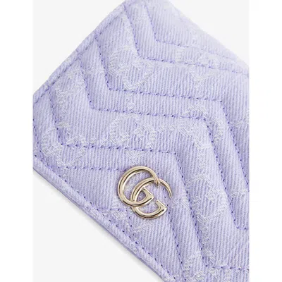 Gucci Gg Marmont Denim Wallet