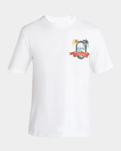 Amiri White Crewneck Printed T-shirt