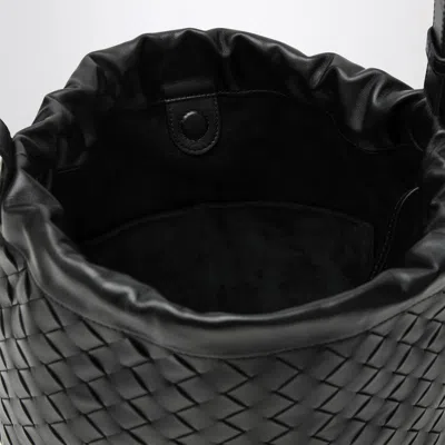 Bottega Veneta Men Bucket Intrecciato Biblioteca Leather Shoulder Bag In Multi