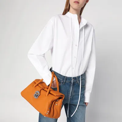 Zanellato Dotta Small Leather Bag Orange
