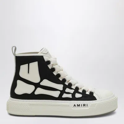 Amiri Black And White Sneaker Skel Court Hi