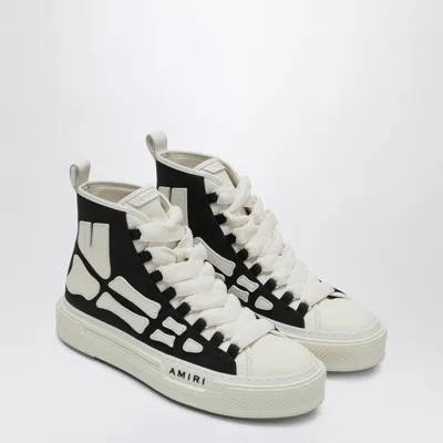 Amiri Black And White Sneaker Skel Court Hi