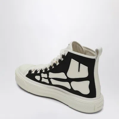 Amiri Black And White Sneaker Skel Court Hi