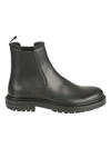 BURBERRY Round Toe Ankle Boots From Burberry: Black Round Toe Ankle Boots With Rear Pull Tab And Elasticated ,4024358..