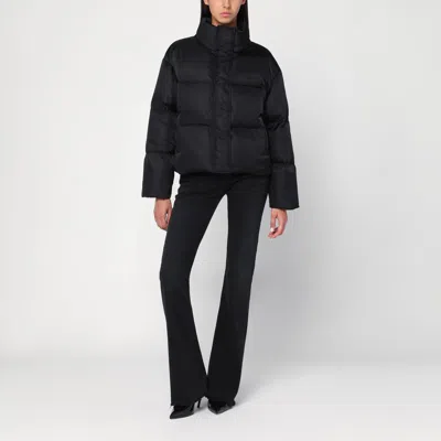 Anine Bing Long Sleeve Cotton Coat In Black