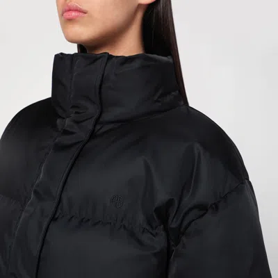 Anine Bing Long Sleeve Cotton Coat In Black