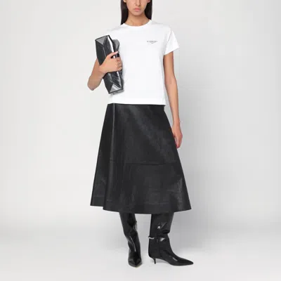 Givenchy Regular Fit Cotton T-shirt With Logo Design In White