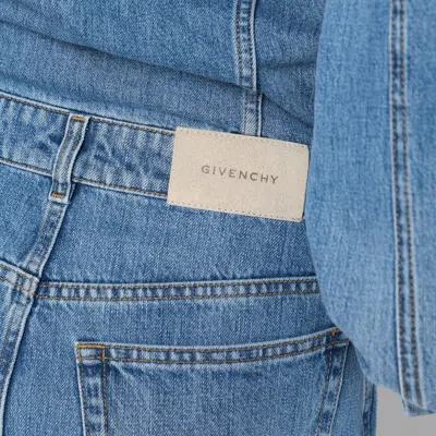 Givenchy Denim Shirt-collar Jumpsuit