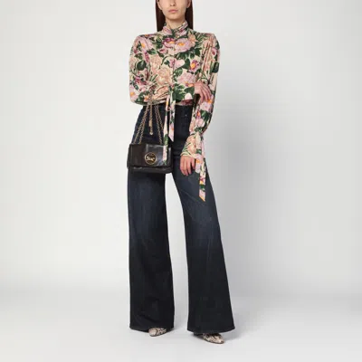 Chloé Straight Leg Trousers High Waist In Black