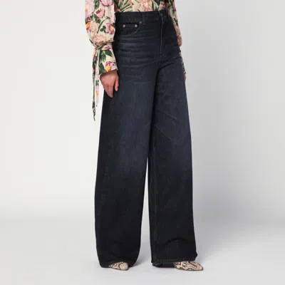 Chloé Straight Leg Trousers High Waist In Black