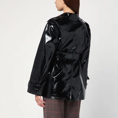 Chloé Black Glossy Cotton Canvas Jacket