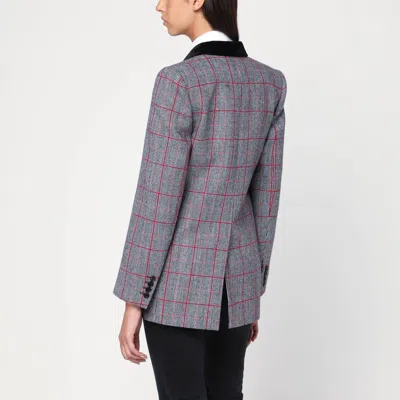 Chloé Tartan Double Breasted Coat
