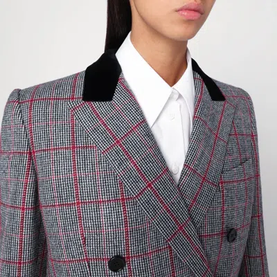 Chloé Tartan Double Breasted Coat