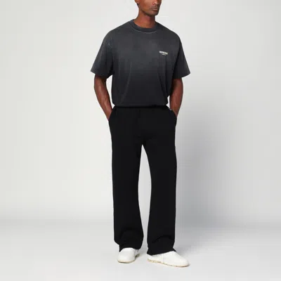 Represent Cotton Jogger Pants Elastic Waistband In Black