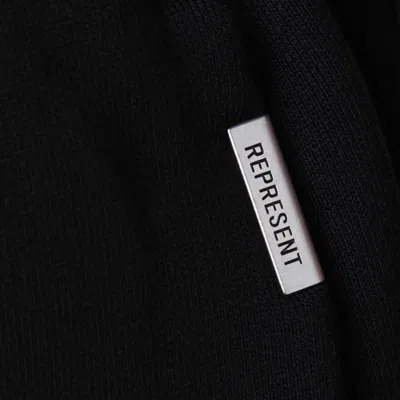 Represent Cotton Jogger Pants Elastic Waistband In Black