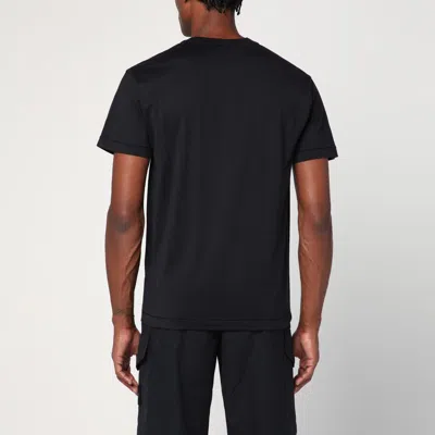 Stone Island Logo Patch T-shirt In Black