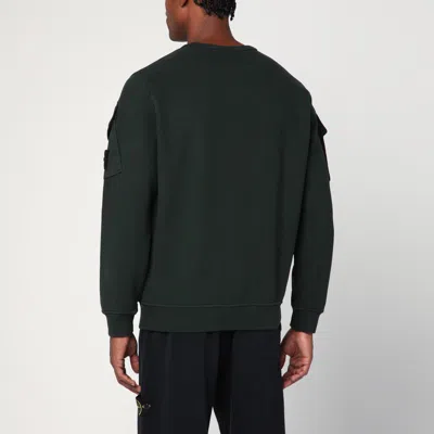 Stone Island Cotton Sweatshirt In Green