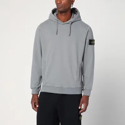 Stone Island Oversized Fit Hoodie Sweater In Gray