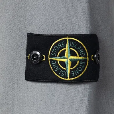Stone Island Oversized Fit Hoodie Sweater In Gray