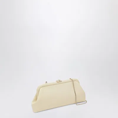 Jimmy Choo Skylar Clutch In Butter-colored Leather