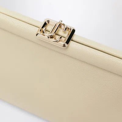 Jimmy Choo Skylar Clutch In Butter-colored Leather