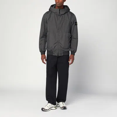 Stone Island Nylon Bomber Jacket In Gray