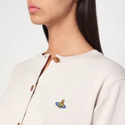 Vivienne Westwood Off-white Cashmere-blend Cardigan Women In Neutral