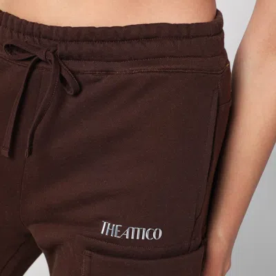 Attico Cargo Fern Pants In Brown