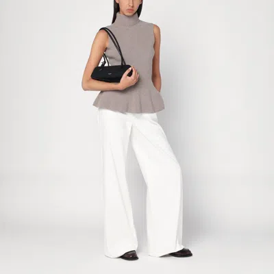 Rohe Sculptural Sleeveless Knitted Top Taupe Melange In Gray